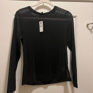 NWT Express Mesh Long Sleeve Top